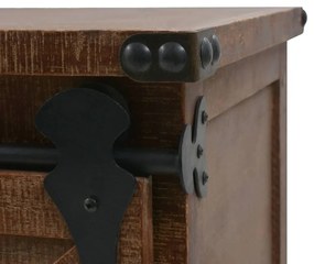 vidaXL Έπιπλο Αποθήκευσης Καφέ 64x33,5x75 εκ. από Μασίφ Ξύλο Ελάτης