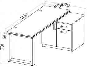 Γραφείο Warrior I-Gkri-Fusiko