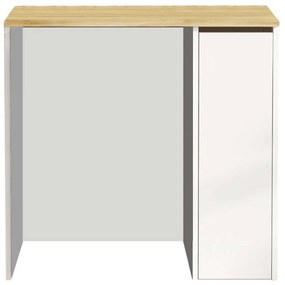 Έπιπλο Πλυντηρίου 956LCS2902 93,5x60x88,3cm White-Oak Μελαμίνη,Μέταλλο