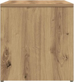 vidaXL Side Table Artisan Oak 59x36x38 cm Κατασκευασμένο ξύλο