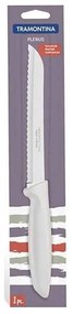 Μαχαίρι Ψωμιού από Ανοξείδωτο Ατσάλι Tramontina Plenus 20cm Λευκό