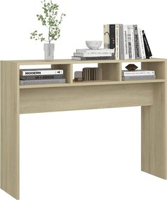 vidaXL Τραπεζάκι Κονσόλα Sonoma Δρυς 105 x 30 x 80 εκ. από Επεξ. Ξύλο