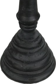 Κηροπήγιο ArteLibre Μαύρο Polyresin 10x10x28cm