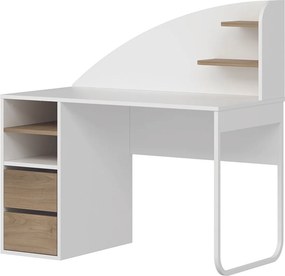 Γραφείο Λευκό / Καρυδί GATAS 120x60x120