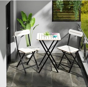 Βistro Σετ Κήπου Τραπέζι και Καρέκλες / Πεύκο 50x50x70 cm