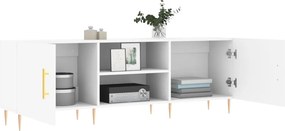 vidaXL Έπιπλο Τηλεόρασης Λευκό 150x30x50 εκ. από Επεξεργασμένο Ξύλο