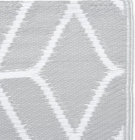 vidaXL Χαλί εξωτερικού χώρου ARAKIL γκρι 190x290 cm PP