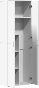 vidaXL Ντουλάπα Λευκή 60 x 35 x 180 εκ. από Επεξ. Ξύλο