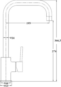 Sparke Gilda 04 Chrome - Μπαταρία Κουζίνας