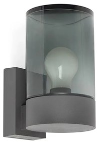 Φωτιστικό Τοίχου - Απλίκα Kila 71744 E27 max 15W Dark Grey-Fume Faro Barcelona