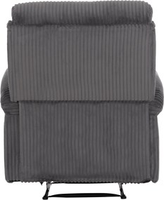 ΠΟΛΥΘΡΟΝΑ RELAX DIONI HM3296.11 ΓΚΡΙ ΡΙΓΕ ΥΦΑΣΜΑ 85x90x100Υεκ.