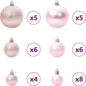 vidaXL Τεχνητό Χριστουγεννιάτικο Δέντρο με Άξονα με βάση Λευκό 150 cm