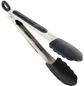 Λαβίδα A.Barbecue 3041 23cm Inox-Black Leifheit Steel,Siliecone