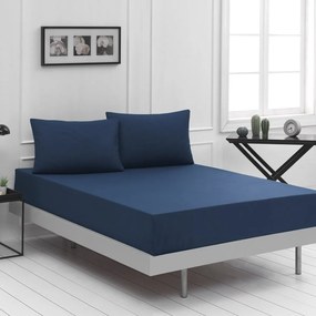 Σεντόνι King size μονόχρωμο Art 1999 265x270 Μπλε       Beauty Home