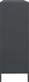 vidaXL Ντουλάπι Ανθρακί 135x39x103,5 εκ. από Χάλυβα Ψυχρής Έλασης