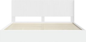 vidaXL Καλάθι με αποθήκη και κεφαλάρι Λευκό 180 x 200 cm