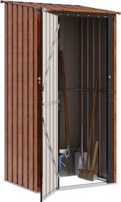 vidaXL Κηποσυνθέσεις Καφέ 103 x 86 x 200 εκ Μέταλλο