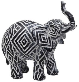 Διακοσμητική Φιγούρα Ελέφαντας 27,5cm White-Blue FIG104 Espiel Polyresin