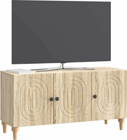 vidaXL Ντουλάπι TV Sonoma Δρυς 99 x 34,5 x 50 εκ. Επεξεργασμένο Ξύλο