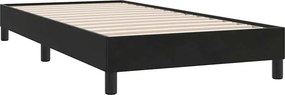 vidaXL Box Spring Κρεβάτι χωρίς στρώμα Μαύρο 80x210 cm Βελούδινο