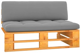 Καναπές Κήπου Μεσαίος από Παλέτες Μελί Εμποτισμένο Ξύλο Πεύκου