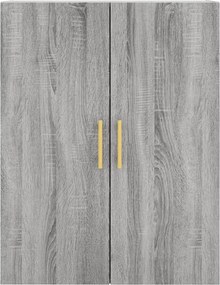 vidaXL Ντουλάπι Τοίχου Γκρι Sonoma 69,5 x 34 x 90 εκ.