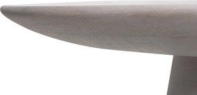 ΤΡΑΠΕΖΙ ΣΑΛΟΝΙΟΥ ΣΤΡΟΓΓΥΛΟ ROSS HM9709 ΜΑΣΙΦ ΞΥΛΟ MANGO-ΛΕΥΚΟ Φ60x45Υεκ.