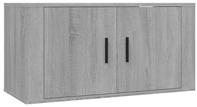 vidaXL Έπιπλα Τηλεόρασης Επιτοίχια 3 τεμ. Γκρι Sonoma 80x34,5x40 εκ.