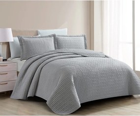 Σετ Κουβερλί Ημιδιπλο 180x240 Mabelle Lt Grey 000000002658