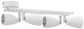 vidaXL Σποτ οροφής Λευκό 69.5 x 12.5 x 10.5 εκ. Ατσάλι