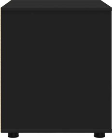 vidaXL Ντουλάπι αποθήκευσης Μαύρο 60 x 48 x 57 εκ Επεξεργασμένο ξύλο