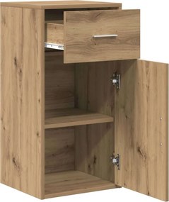 vidaXL Πλαϊνό γραφείο Artisan Oak 38 x 34 x 75 εκ