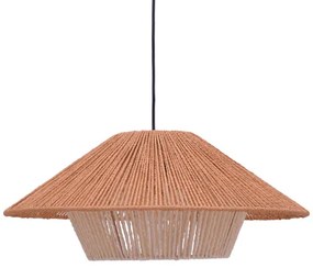 Φωτιστικό οροφής Jarpie Inart Ε27 rope σε φυσική απόχρωση Φ49.5x20εκ