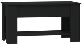 vidaXL Τραπεζάκι Σαλονιού Μαύρο 102x49x42 εκ. από Επεξεργασμένο Ξύλο