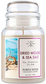 Αρωματικό Κερί Dried Wood & Sea Salt A1068 10x18cm 623gr Sand Purple River Soy Wax