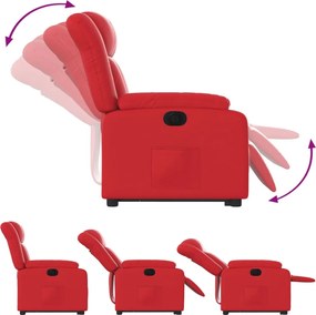 vidaXL Πολυθρόνα Ηλεκ.Ανακλινόμενη με Ανύψωση απόΣυνθετικό Δέρμα