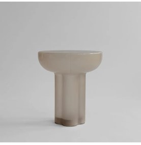 Τραπέζι Crown Table Tall - Smoked Desert Μπεζ Φυσητό Γυαλί L45 x W45 x H50 101 COPENHAGEN