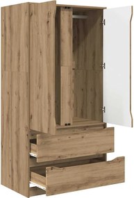 vidaXL Ντουλάπι Τεχνίτικη Δρυς 79,5 x 49 x 156 εκ