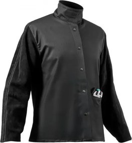 VEVOR FR Welding Jacket M Size Heavy Duty Cowhide Leather &amp; 9oz FR Cotton