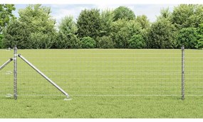vidaXL Στύλος Περιφράξεων 26 pcs Ασημί 3.2 x 3.2 x 60 εκ Ατσάλι