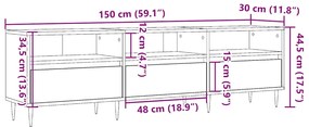 ΈΠΙΠΛΟ ΤΗΛΕΟΡΑΣΗΣ ΤΕΧΝΙΤΗΣ ΔΡΥΣ 150X30X44,5 ΕΚ. 857186