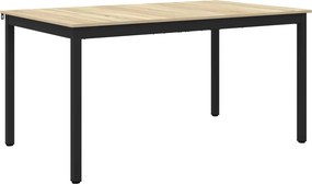 vidaXL Τραπεζαρίες 150 x 78 x 75 εκ ΜΕΤΑΛΛΟ