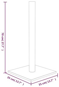 ΣΤΥΛΟΣ ΞΥΣΙΜΑΤΟΣ ΓΙΑ ΓΑΤΕΣ ΣΚΟΥΡΟ ΓΚΡΙ 35 X 35 X 70 ΕΚ. 171680