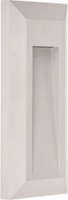 Απλίκα τοίχου Led Slim Pro 1W 230V θερμό λευκό φως 3000k λευκή πλαστική στεγανή IP65