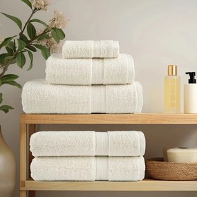 vidaXL Πετσέτες 10 pcs Κρεμ 15 x 21 cm Βαμβάκι