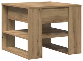 vidaXL Τραπεζάκι σαλονιού Artisan Oak 55,5x55x45cm Κατασκευασμένο ξύλο