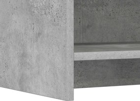 vidaXL Πλαϊνό γραφείο Γκρι Σκυροδέματος 75 x 36 x 80 εκ
