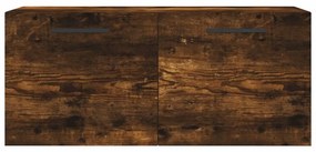 vidaXL Ντουλάπι Τοίχου Καπνιστή Δρυς 80x36,5x35 εκ. Επεξεργασμένο Ξύλο