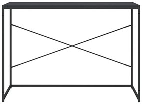 vidaXL Γραφείο Υπολογιστή Μαύρο 110 x 60 x 70 εκ. Επεξεργασμένο Ξύλο