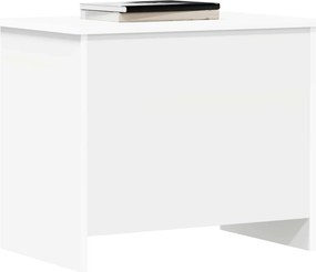 vidaXL Θήκη Αποθήκευσης Λευκό 60 x 40 x 50 cm Επεξεργασμένο Ξύλο